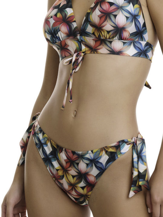 Bikini Slip with Laces Floral