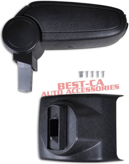 Consolă pentru cotiera mașinii Compatibil cu Audi Cabriolet Volkswagen Magazin online de golf / Jetta / Eos / Scirocco / Golf Plus în culoarea negru