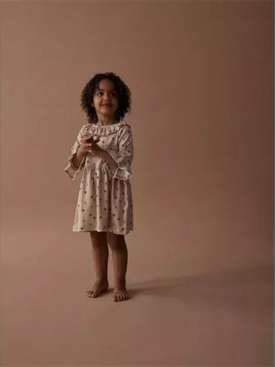 Girls Dress Short Sleeve with Accessories Flower