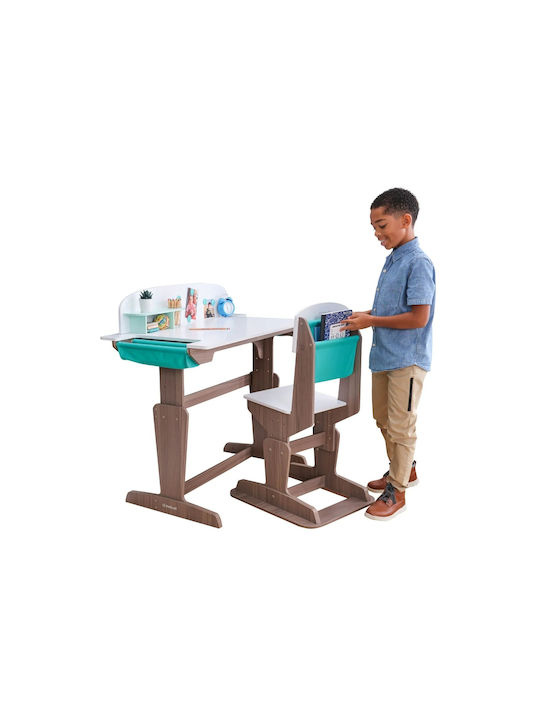 Kids Desk Brown 110x55.25x65cm