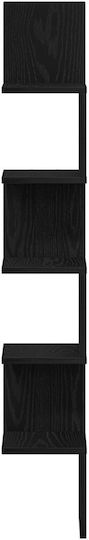 Corner Shelf Wall 20x20x127.5cm Black Oak Corner Shelf Wall 20x20x127.5cm Black Oak