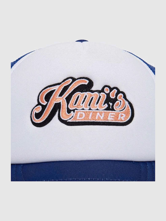 Kani Kani Diner Trucker Cap Blau Weiß Hut Blau Weiß Kani Kani Diner Trucker Cap Blau Weiß Hut Blau Weiß