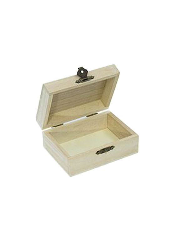 Tpster Ξύλινο Κουτί Αποθήκευσης με Καπάκι 11x8x5cm