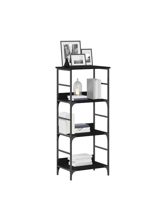 Bibliothek Schwarz Eiche 50x33x117,5cm