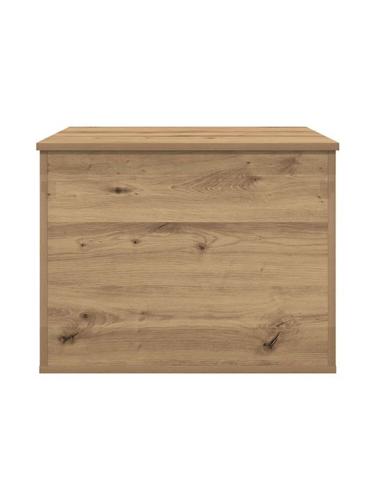vidaXL Wooden Storage Box with Lid Brown 60x42x46cm 1pcs