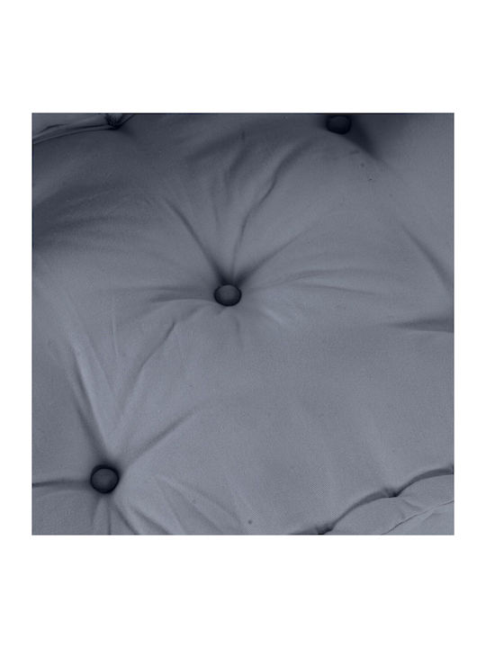 Πουφ Μαξιλάρα Γκρι 70x70x36cm