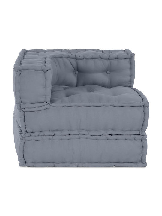 Bean Bag Sofa Poof Gray 70x70x54cm