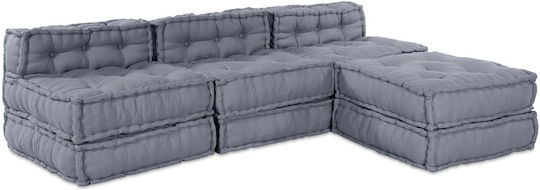 Bean Bag Chair Waterproof Grey 70x70x36cm