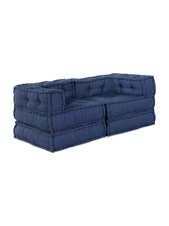 Puf Fotoliu Ναυτικό Μπλε 70x70x54cm