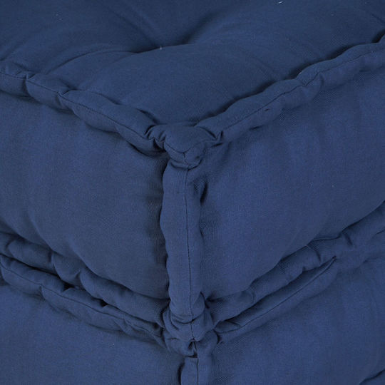Bean Bag Chair Bolster Waterproof Indigo 70x70x36cm