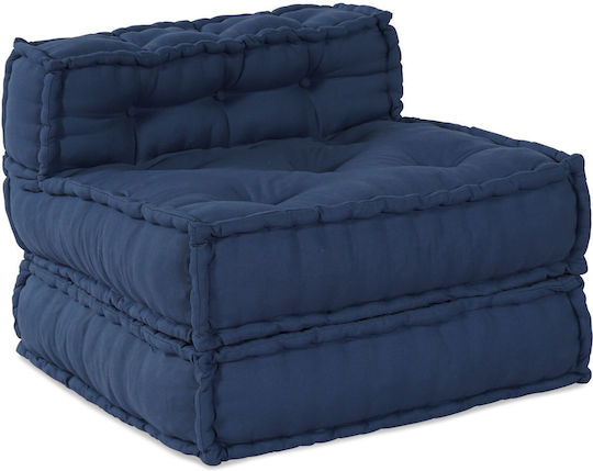 Multifunctional Bean Bag Chair Indigo 70x70x36cm