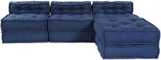 Multifunctional Bean Bag Chair Indigo 70x70x36cm