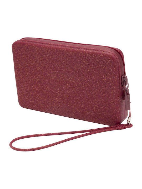 Damen Necessaire Plus in Burgundisch Farbe 17cm