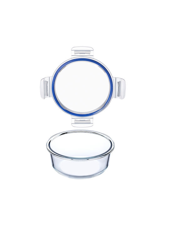 Kadax Cutie pentru Mâncare Sticlă Transparent 400ml 1buc
