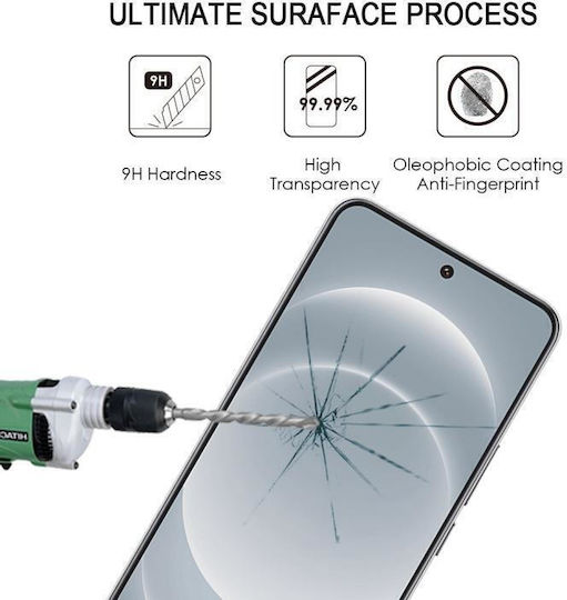3D Tempered Glass Μαύρο (Xiaomi 15 Ultra)