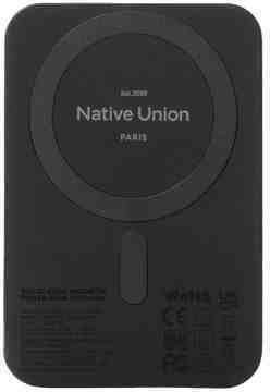 Native Union (Re)Classic MagSafe Power Bank 10000mAh 15W με Θύρα USB-C Power Delivery Μαύρο