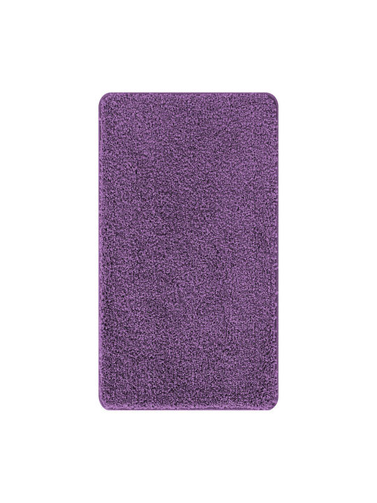 vidaXL Αντιολισθητικό Πατάκι Μπάνιου Microfiber 4019852 Μπλε 70x120εκ.