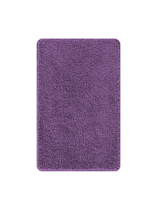 vidaXL Antiderapant Covoraș de Baie Microfibra 4019842 Purple 60x90buc