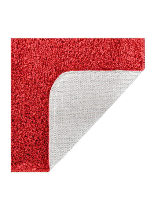 vidaXL Non-Slip Bath Mat 4019838 Red 60x90cm