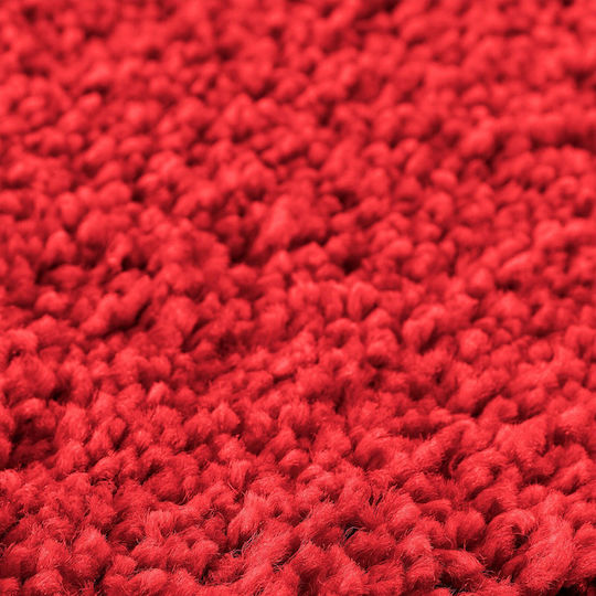 vidaXL Non-Slip Bath Mats Set Cotton 4019858 Red 2pcs