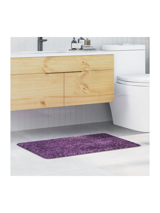 vidaXL Antiderapant Covoraș de Baie Microfibra 4019842 Purple 60x90buc