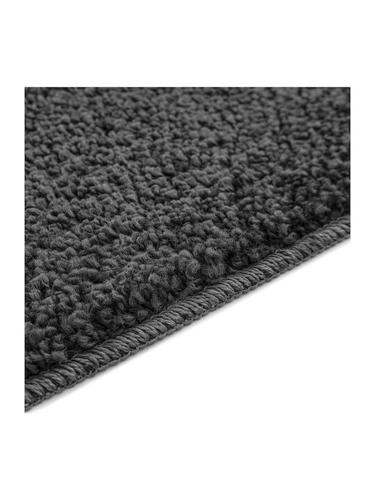 vidaXL Non-Slip Bath Mat Microfiber 4019824 Dark Grey 50x80cm