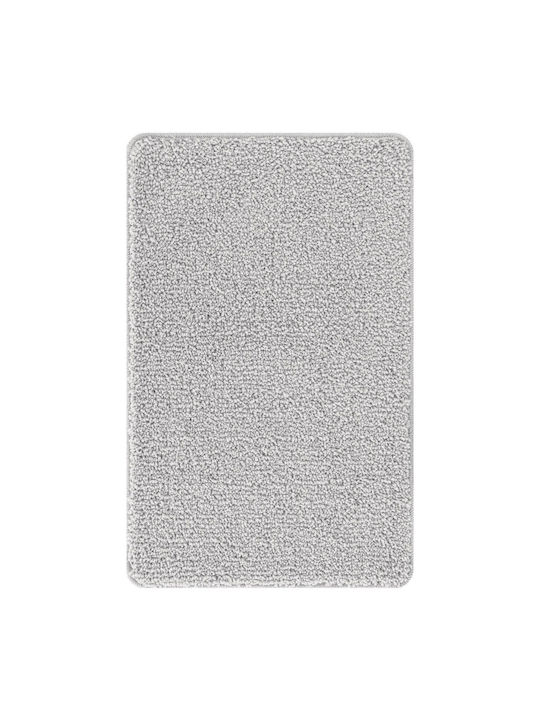 vidaXL Αντιολισθητικό Σετ Πατάκια Μπάνιου Microfiber 4019865 Γκρι 3τμχ