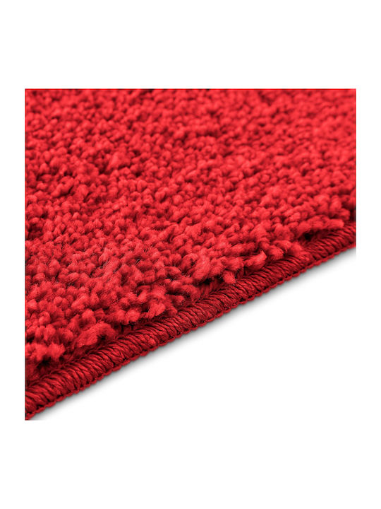 vidaXL Non-Slip Bath Mat Cotton 4019828 Red 50x80cm