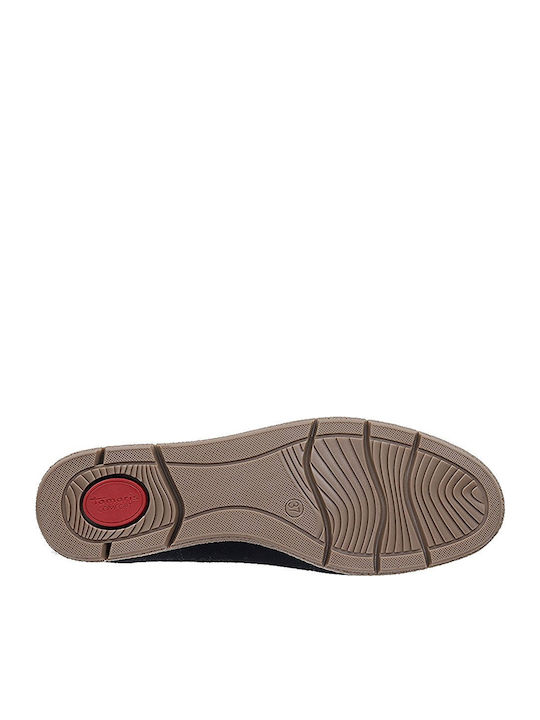 Anatomic Leather Ballerinas Navy Blue