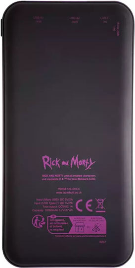 Lazerbuilt Power Bank 10000mAh Rick & Morty