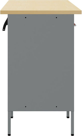 vidaXL Πάγκος Εργασίας Αντοχής 150kg 55x85x150cm 3τμχ 3321371