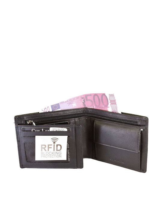 Leder Herren Geldbörse mit RFID Braun