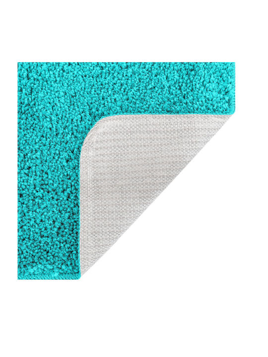 vidaXL Non-Slip Bath Mat 4019840 Turquoise 60x90cm