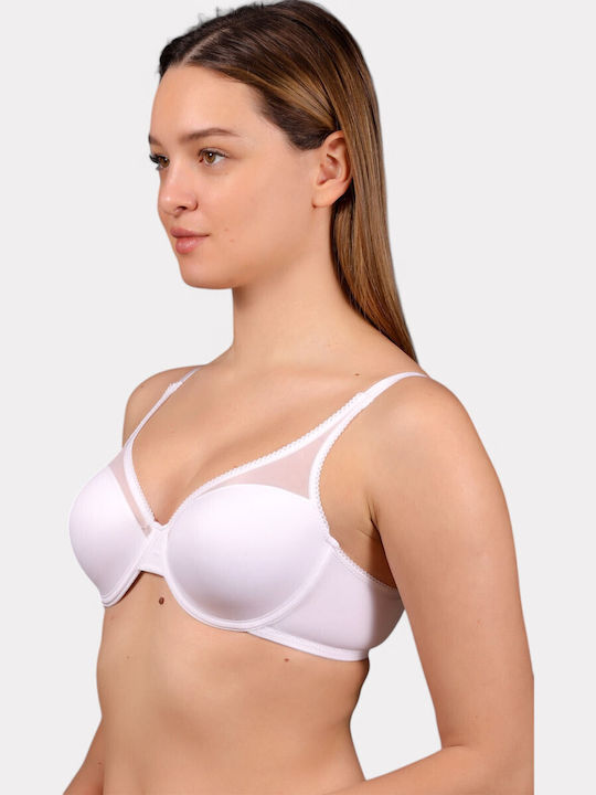 Bra with Light Padding Underwire White