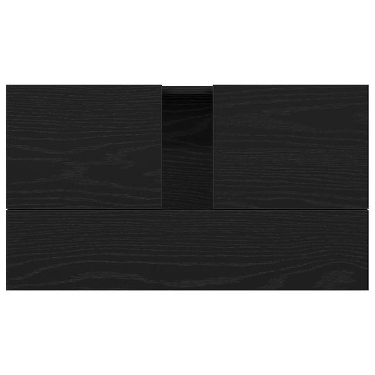 vidaXL Countertop without Sink L58xW33xH60cm Black Oak