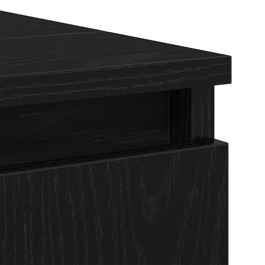vidaXL Шкаф без Мивка Д58xШ33xВ60см Black Oak