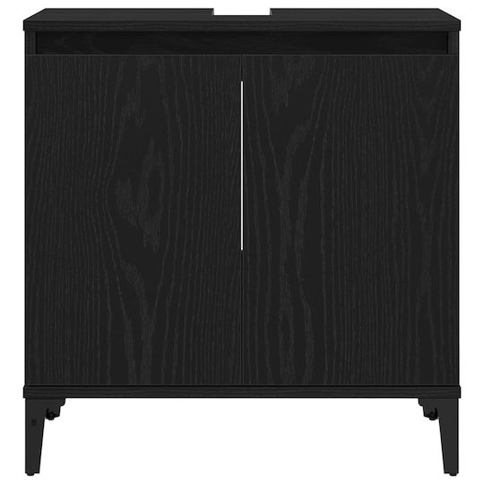 vidaXL Шкаф без Мивка Д58xШ33xВ60см Black Oak