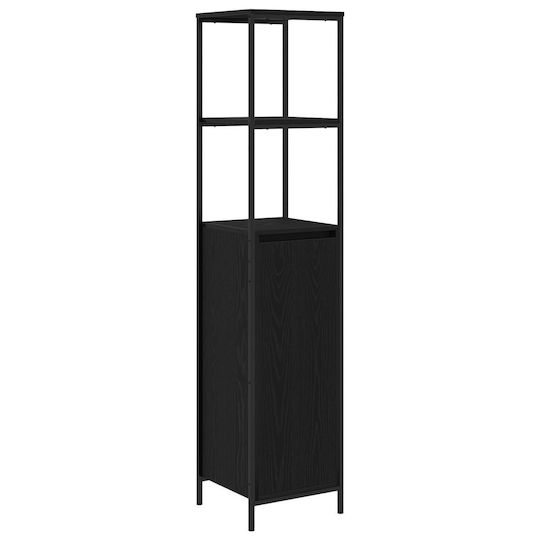 vidaXL Countertop without Sink L90xW34.5xH60cm Black Oak