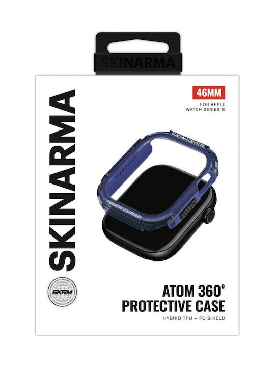 Skinarma Plastic Case in Blue color for Apple Watch 46mm