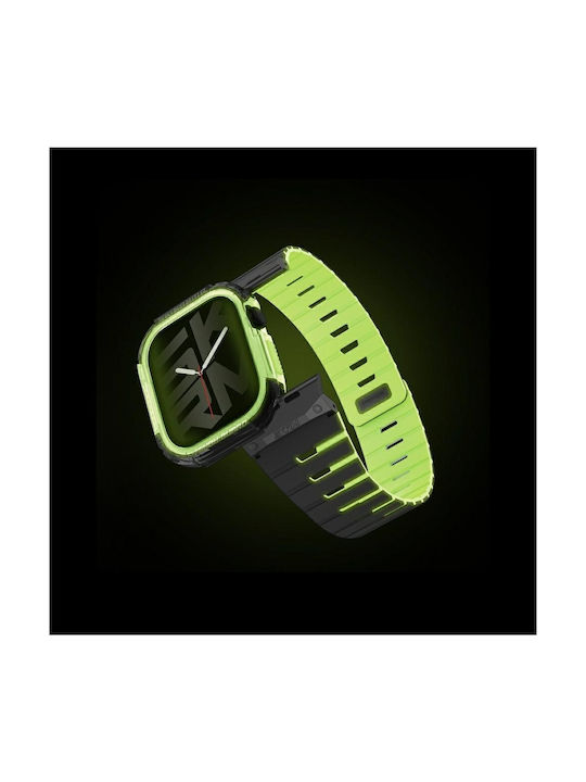 Skinarma Силиконов Калъф в Сив цвят за Apple Watch 46 мм