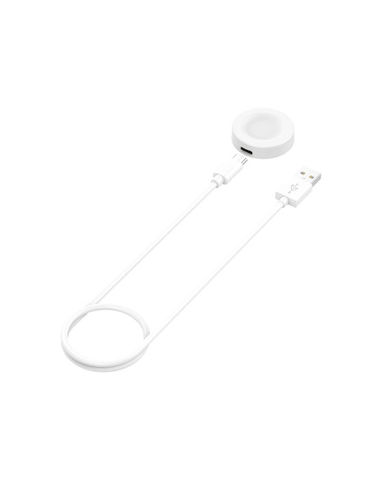Techsuit Wearable Charger Huawei Watch 4, 4 Pro, GT4, Honor 4 Pro Whiteς