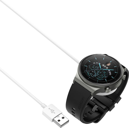Techsuit Зарядно за Huawei GT5 Pro, GT5, GT4, GT4 Pro, Ultimate, GT3 SE, Buds Бялς