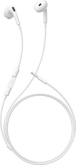 Baseus Encok Hz19 In-ear Handsfree Headphones with Connector 3.5mm White