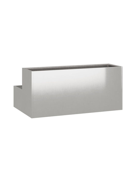 vidaXL Саксия Метал 100x60x45см.