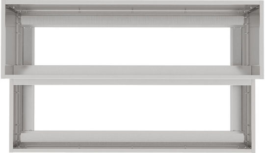 vidaXL Pot Metallic 100x60x45cm.