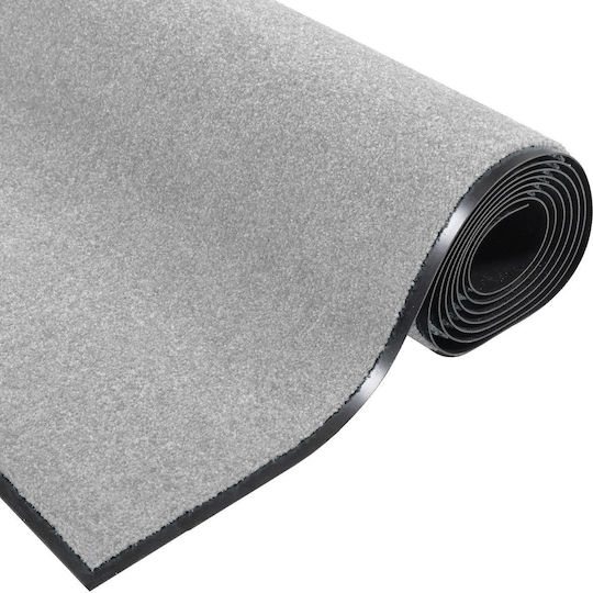 vidaXL Anti-slip Rug Outdoor Rectangular Gray