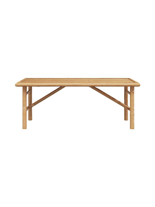 Masa Masa de lounge pentru spații exterioare de bambus 110x50x43buc