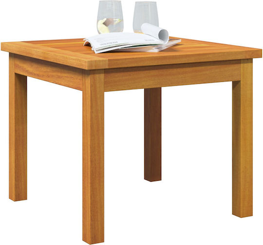Sitting Room Table for Small Outdoor Spaces Made of Acacia Acacia 45x45x38cm