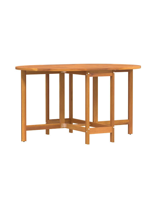 Outdoor Table Made of Acacia Foldable Acacia 110x60x72cm