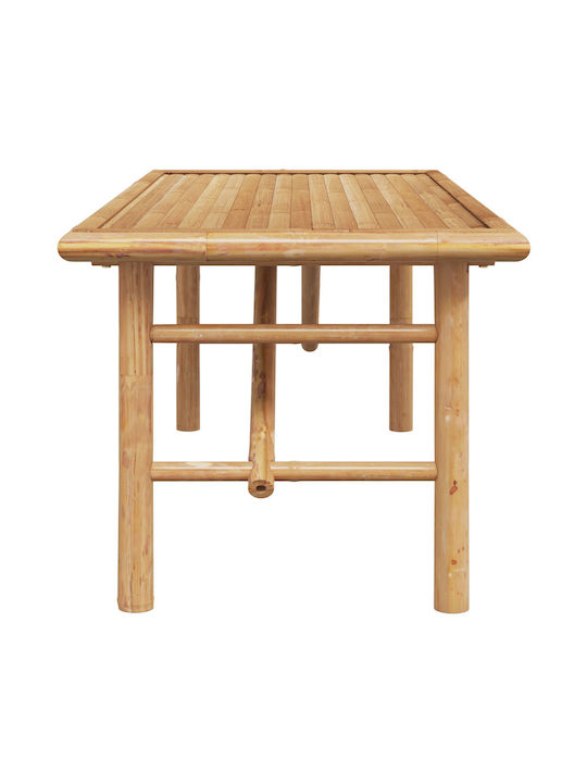 Masa Masa de lounge pentru spații exterioare de bambus 110x50x43buc